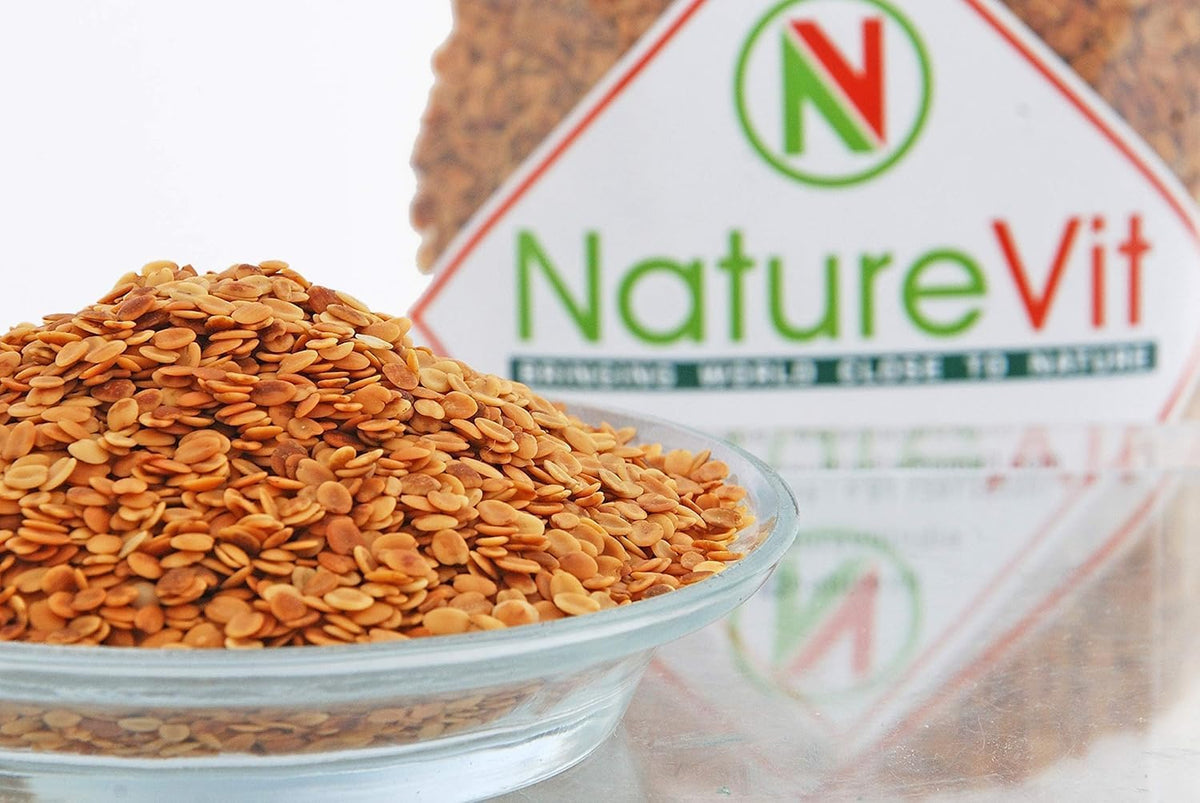 NatureVit Roasted Dhana Dal 200g | Split Coriander Seeds | Traditional Mouth Freshener & Digestive Aid | Crunchy & Aromatic Snack