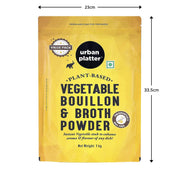 Urban Platter Vegetable Bouillon & Broth Powder, 1kg (Plant-Based | Instant Vegetable Stock | MSG-free | Umami-Rich)