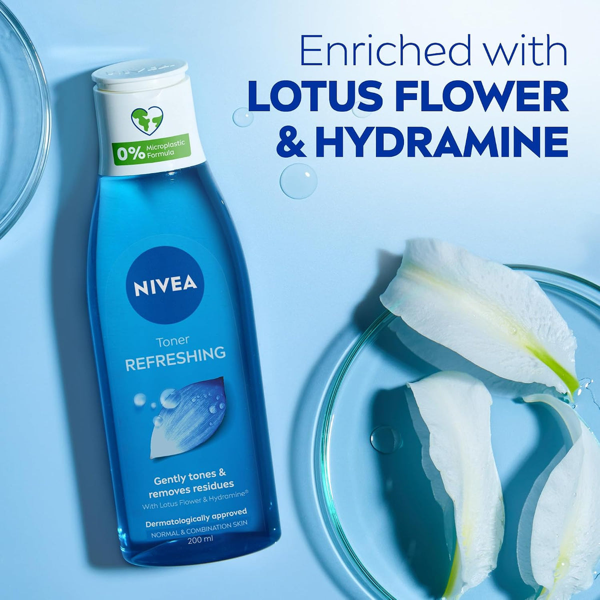 Nivea Visage Daily Essentials Refreshing Toner (Foam), Pack of 200ml