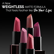 INSIGHT Prime Matte Lipstick - 3.8g |Satin Matte Finish |All day Comfort Wear | Infused with Hyaluronic Acid & Rosehip Oil |(IRISH COFFEE) (Pack of 2)