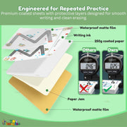 Toy Imagine Reusable Tracing Copybook Kit with Magic Pen for Kids 3-8