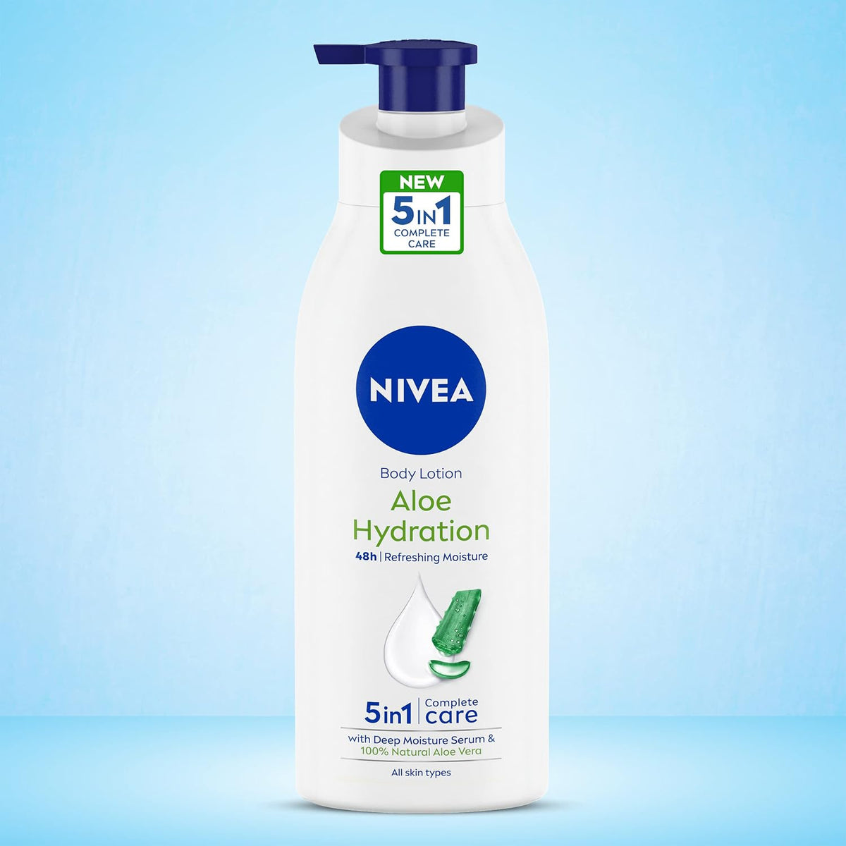 NIVEA Complete Summer Regime Kit-Soft 300ml Moisturizing Cream, Aloe Hydration 400ml Body Lotion & Water Lily Flower 250ml refreshing Shower Gel