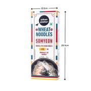 Urban Platter Somyeon Wheat Noodles, 250g (Thin Korean Noodle | Light & Delicate Texture | Perfect for Cold Noodles & Light Sauces)