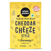 Urban Platter Cheddar Cheese Style Seasoning, 1 kg (Perfectly Plant-based | Ideal for Pop Corn, Fries, Pasta, and more | Super-Value pack)