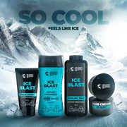 Beardo Ice Blast Talc powder for men | INSTANT ICY COOLING Talcum Powder Men | Combat heat with Menthol 250g