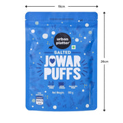 Urban Platter Jowar Puffs, 100g (Gluten-Free | Palm Oil-Free | Baked, Not Fried | Light & Crunchy | Sorghum Puffs)