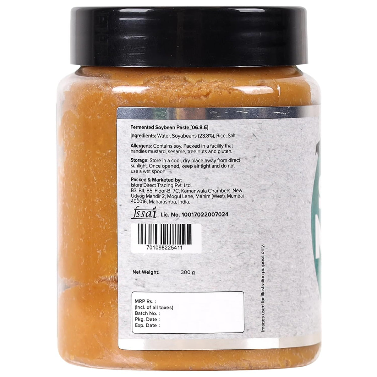 Urban Platter Shiro Miso Paste, 300g (Light Miso | Fermented Soybean Paste | Preservative-Free | Umami Rich)