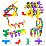 Toy Imagine 50+ Creative Pipe Building Blocks Toy Set for Kids