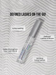 INSIGHT Stay Real Lash Mascara - Transparent | Clear Gel Formula| Natural Look | Sweatproof | For Brows and Eyelashes for Every day Use -10 g