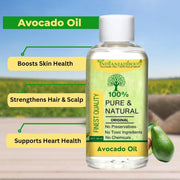IndianJadiBooti Avocado Cold Pressed Carrier Oil | (100ml)