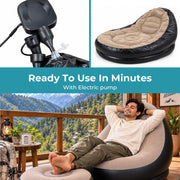 Toy Imagine Inflatable Lounge Chair with Air Pump & Matching Footrest