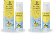 Little Rituals Baby Sunscreen for Kids 0-15 Yrs SPF 50 PA++++ Organic & Natural Lotion, UVA UVB IR, Blue Light, Wifi Radiation, Protection, Hypoallergenic, SWISS Tech, Daily Use Sunblock - 30gm