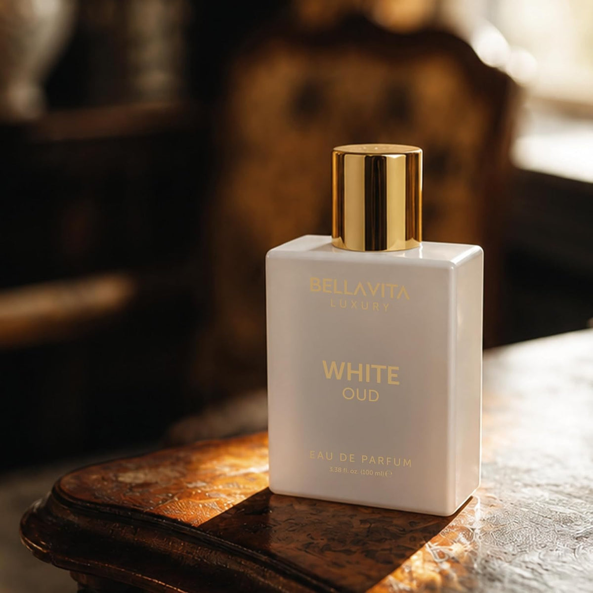 Bella Vita Luxury Unisex White Oud Eau De Parfum Liquid Perfume & With Orange, Fressia & Tobacco|Woody Long Lasting Edp Fragrance Citrus Scent, 100 Ml (Pack Of 2), 200 Millilitres