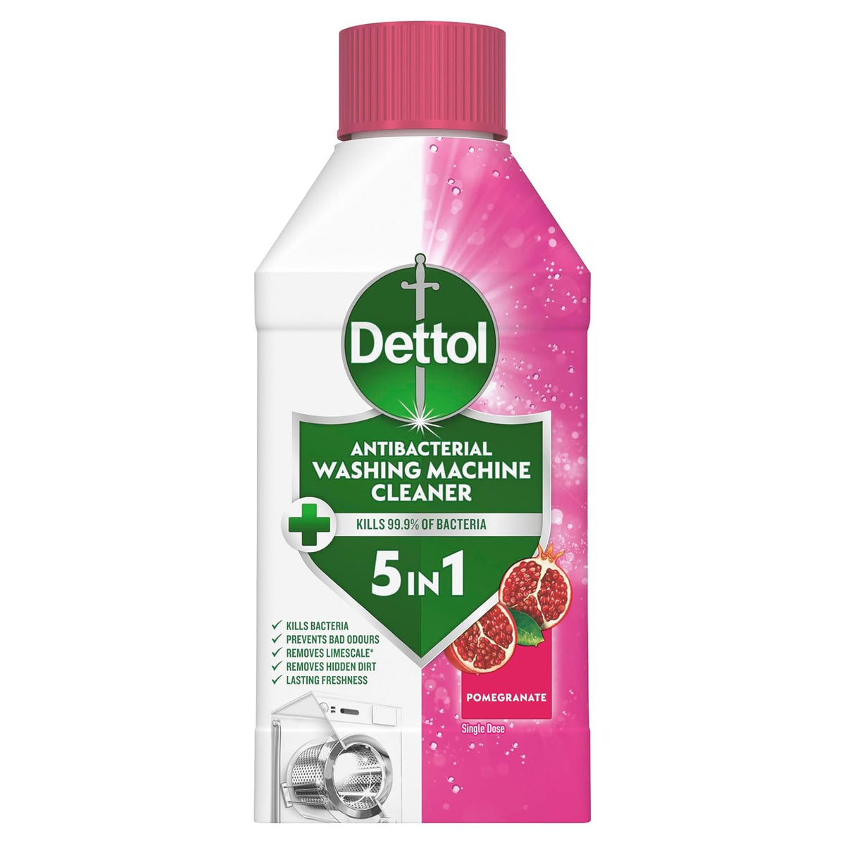 Dettol Washing Machine Cleaner 250ml Pomegranate