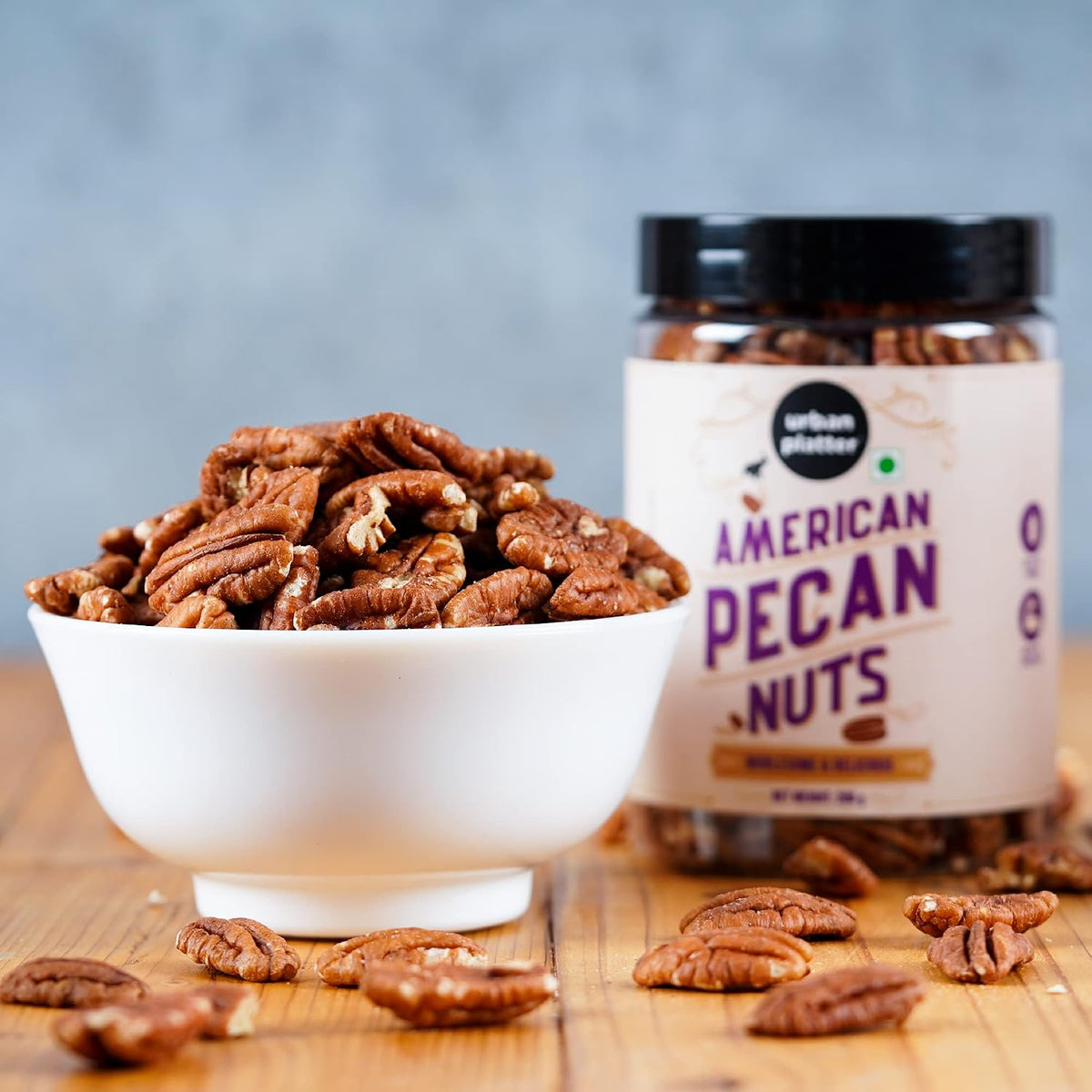 Urban Platter American Pecan Nuts, 200g (Rich in fibre & Healthy Fats | Antioxidant-Rich | Ideal for Snacking & Baking | Halves)