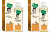 Mother Sparsh Cold Pressed Coconut Oil 200ml (Pack of 2)