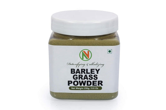 NatureVit Barley Grass Powder 500g Pack (250g x 2 Jars) | Alkalizing Superfood for Detox & Immunity | Rich in Chlorophyll, Enzymes & Antioxidants | Vegan & Gluten-Free