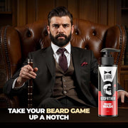 Beardo Godfather Beard Wash for men, 100ml | Aromatic, Woody Scent | Purifying & Hydrating Beard and Skin Cleaner with Avocado Oil, Argan Oil | Beard Shampoo for Clean & Healthy Beard