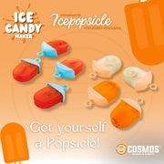 E-COSMOS® Kulfi Candy Popsicle Maker - Homemade Ice Cream & Ice Pop Makers for Any Occasion - Create Delicious Frozen Treats at Home (Multicolor)