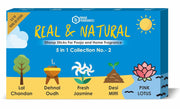 Parag Fragrances Real and Natural Dhoop Sticks Collection No.2 (Lal Chandan, Dehnal Oud, Fresh Jasmine, Desi Mitti & Pink Lotus) Dhoop Sticks for Home Fragrances & Pooja/Natural Dhoop Batti