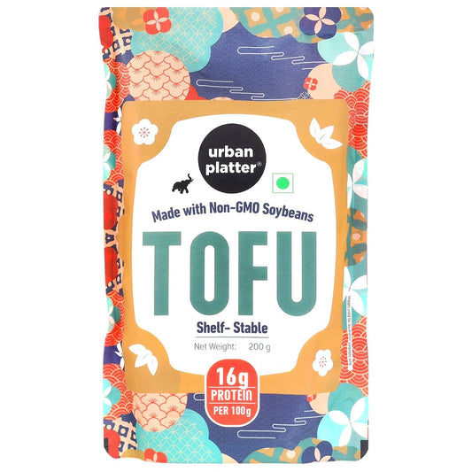Urban Platter Firm Tofu, 200g (Ambient Storage | High in Protein | Preservative-Free | SOYA Paneer | Perfectly Plant-Based)
