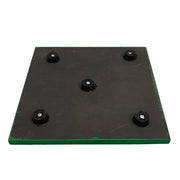 Aalayam Selveer Saravanabhava Kolam Manai | Om Saravana Bhava Wooden Chowki, Laminated Wood, 1 No (6 Inches)