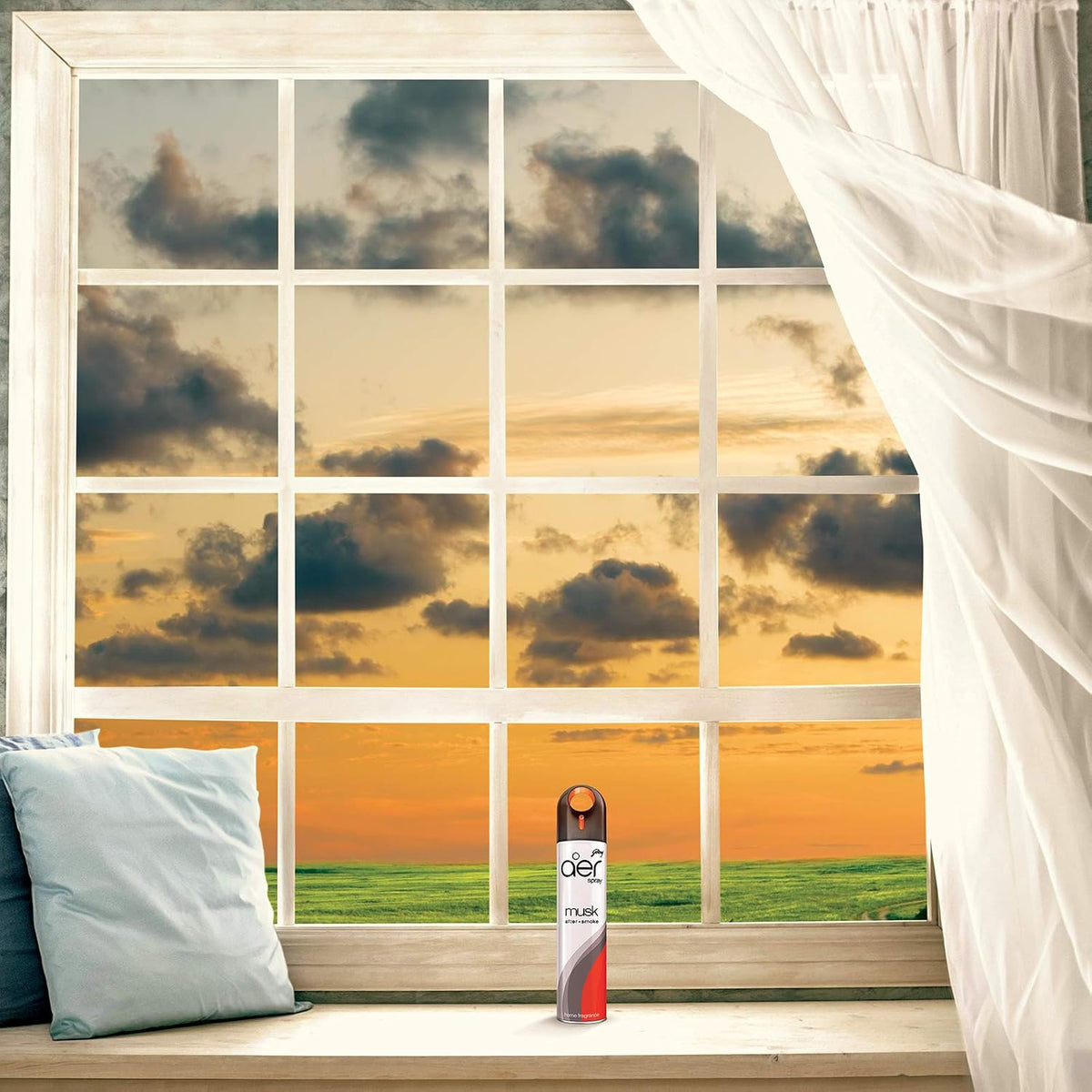 Godrej Aer Home Air Freshener Spray - 300 ml(Musk after smoke)