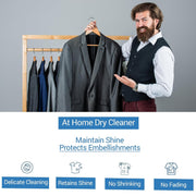 ASTRO PLUS+ Cloths Dry Clean at Home Liquid Sheets | Advance Cleaning Technology Silk Chiffon Cotton Georgette Linen and Woolen (20 Sheets) (500ml) & Stain Remover (500ml)
