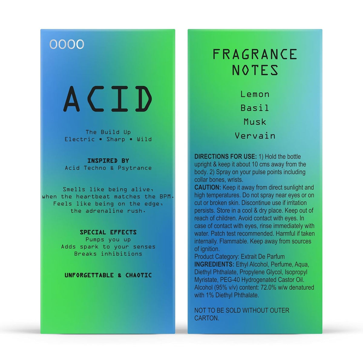 BEARDO ACID X SUNBURN Perfume for Men 30ml | Extrait De Parfum | Citrusy & Aromatic | Long Lasting Fragrance | Premium Gift For Man | Perfume For Man