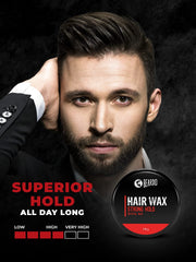 Beardo Stronghold Hair Wax, 100 gm (Pack of 2) | Crystal Hair Wax | Styling | Glossy Finish | Shine | Strong Hold