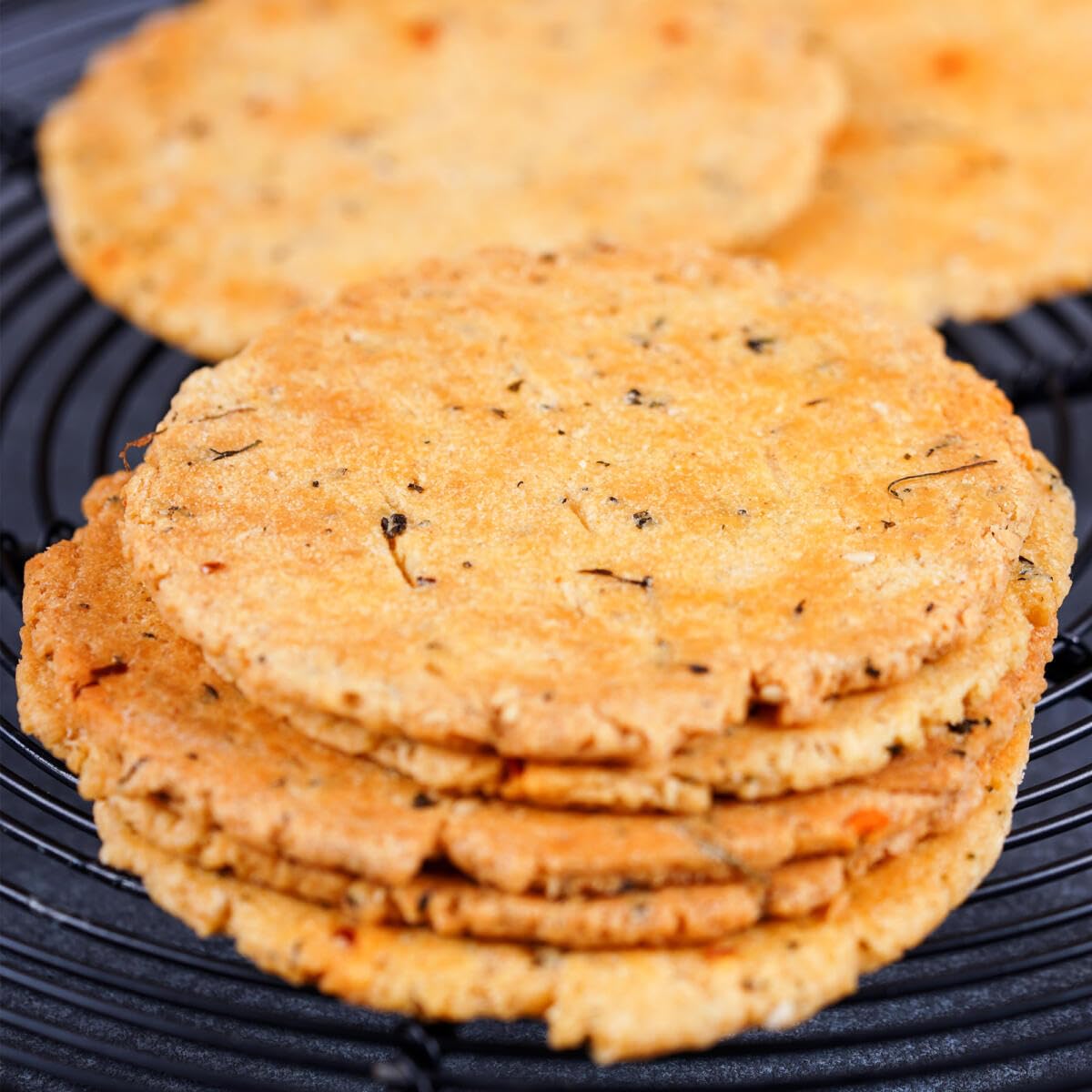 urban platter Baked Coriander Chilli Bhakri, 200gm (Wheat Free, Traditional Gujarati Snack)