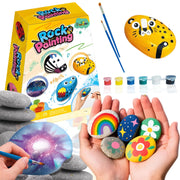 Toy Imagine Rock Painting Kit for Kids 6-12, DIY Stone Art & Craft Set