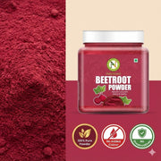 NatureVit Dehydrated Beetroot Powder 1 Kg | Sweet and Earthy | Natural Food Colorant | Additive Free