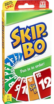 Mattel Uno Flip Side+Phase 10 Card Game, Multi Color+Skip-Bo Card Game-(Set of 3Toys)