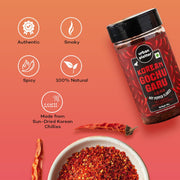 urban platter Korean Gochugaru Hot Pepper Powder, 80 Gm [Coarse Ground Korean Dried Chilli Peppers | Smoky & Spicy| Use For Kimchi And Other Korean Dishes]