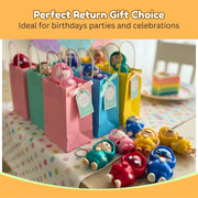 Toy Imagine Face Changing Cartoon Keychains for Kids, Pack of 12