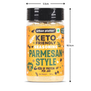 Urban Platter Keto-friendly Parmesan Cheese Seasoning, 100g (High-Protein, Umami-Rich Cheesy Sprinkle for Pasta, Popcorn & Salads)