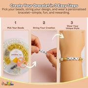 Toy Imagine DIY Bracelet Making Kit for Girls, 20-Compartment Bead Set