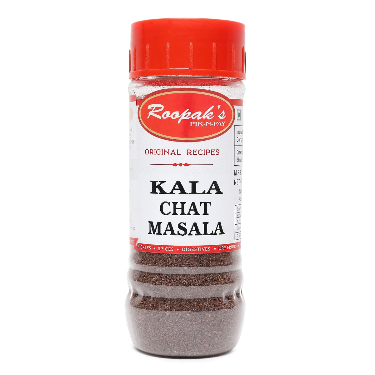 ROOPAK'S PIK-N-PAY's-Combo Pack Of Kala Chat Masala + Fruit Chat Masala + Onion Salad Masala(Pack Of 3,100Gm Each)