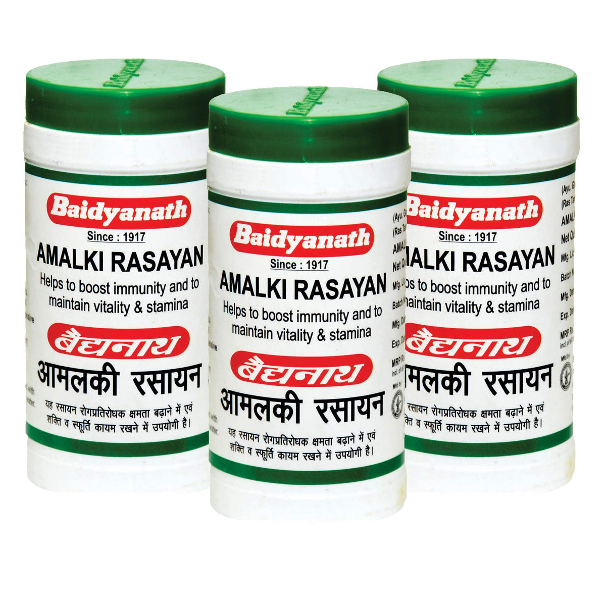 Baidyanath Asli Ayurved Amalki Rasayan 120g (Pack of 3) | Ayurvedic Immunity Support | Amla Rasayan for Daily Wellness & Vitality | Herbal Health Supplement