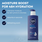 NIVEA Men Maximum Hydration 3 in 1 Nourishing Lotion, 500 ml