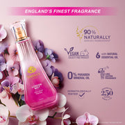 Yardley London London Mist Perfume| Floral & Ozonic Scent| 90% Naturally Derived| Orchid & Perfume for Women| 50ml