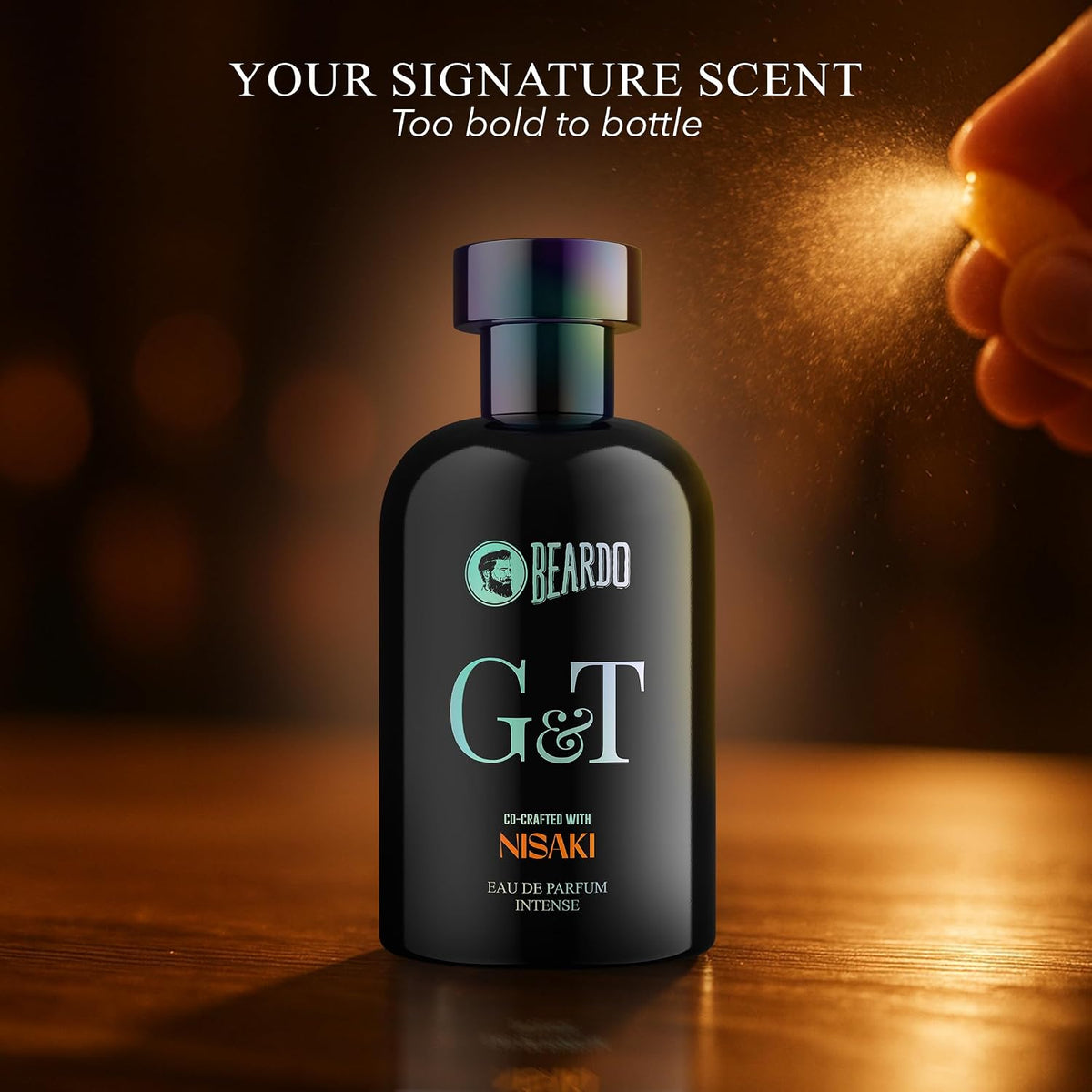 Beardo G&T Premium Perfume For Men 100ml | Eau De Parfum, Citrusy, Spicy, Woody Premium Scent | Perfume For Men Long Lasting Smell | Premium Gift For Man | Perfume For Man