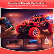 Toy Imagine RC Off Road Buggy Car for Kids with LED Lights, Red