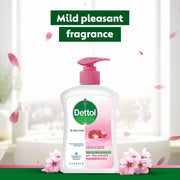 Dettol Liquid Handwash Dispenser Bottle Pump - Skincare Moisturizing Hand Wash (Pack of 3 - 200 ml each) | pH Balanced | 10x Better Germ Protection