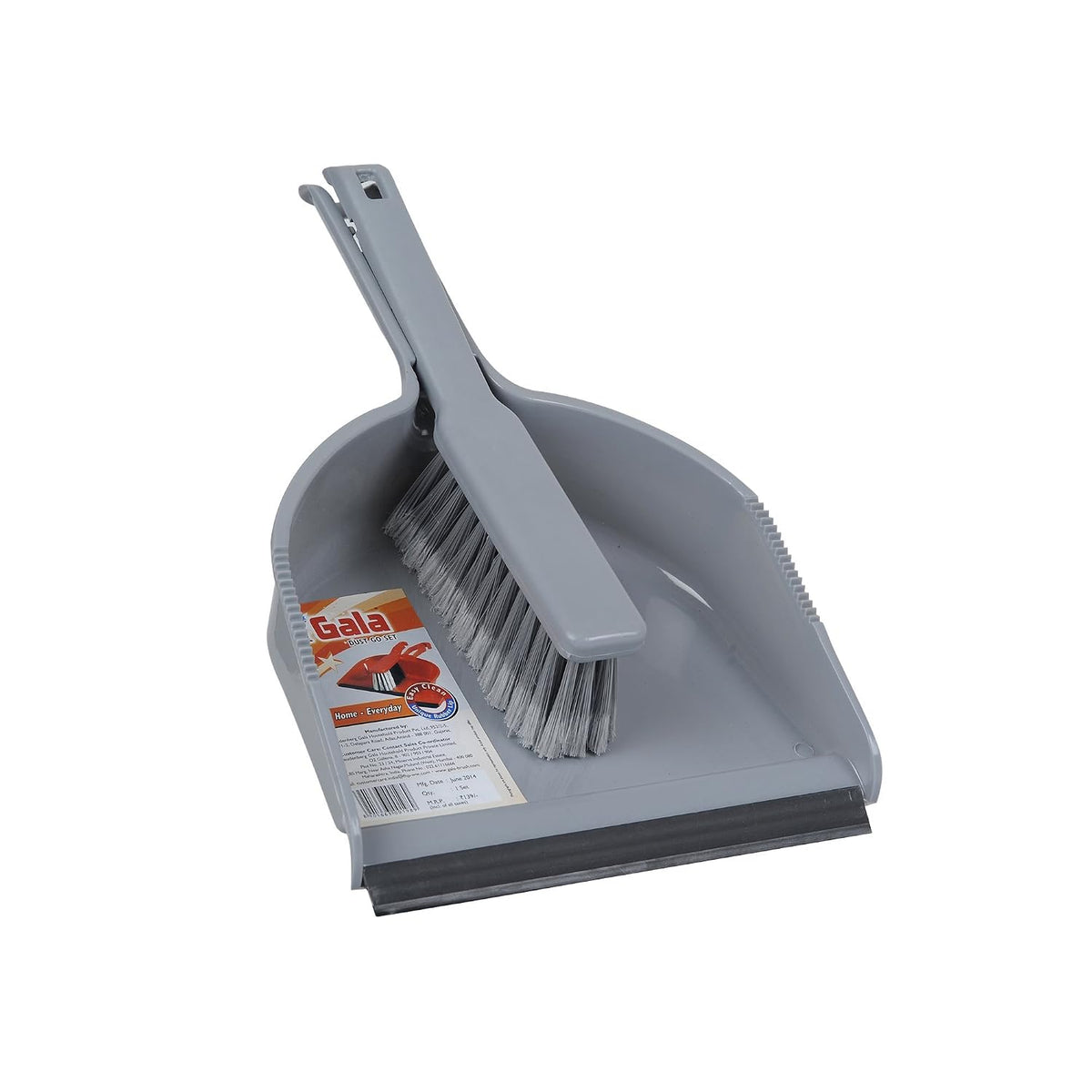 Gala Dustgo Set Brush Set with Dustpan (Assorted Colour) (132759)