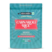 Urban Platter Carnaroli Rice, 1Kg (Product of Italy, Italian Carnaroli Rice for Risottos, Arancini, and Rustic preparations, Vacuum Packed for Freshness and Quality)