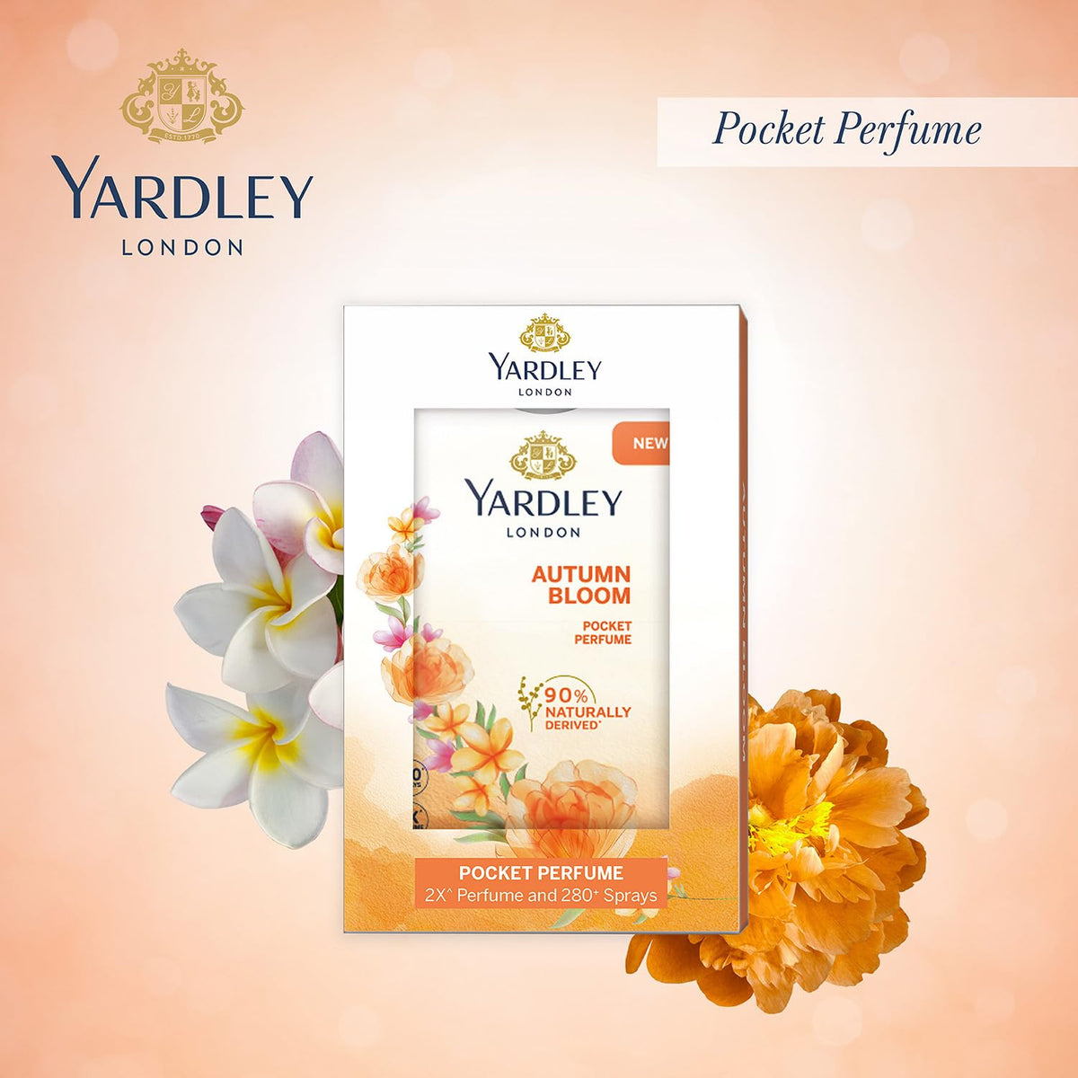Yardley London Autumn Bloom Compact Perfume for Women, 18ml