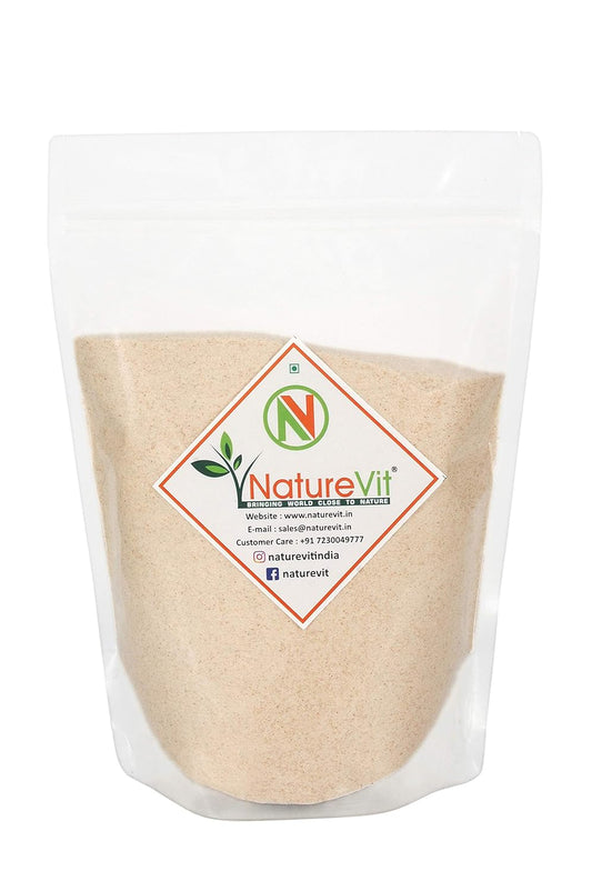 NatureVit Psyllium Husk Powder, 400g | Natural Fiber Supplement for Digestion & Gut Health | Keto-Friendly & Gluten-Free | Ideal for Low-Carb Baking, Bread & Smoothies