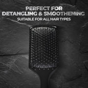 Beardo Studio Professional Hair Dryer with Hair Brush | High Power Fast Drying & Volumizing Brush for Frizz-Free Salon Style Finish | Multiple Heat Settings | Professional Grooming Tool for Men | Set of 2